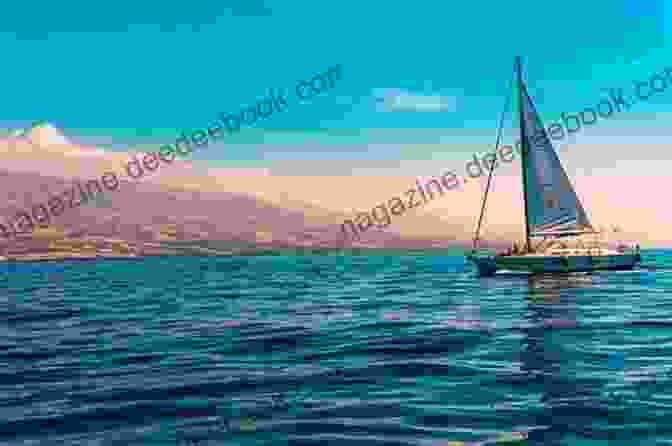 A Beautiful Sailboat Sailing On The Ocean. The Sun The Sea (100 Images)