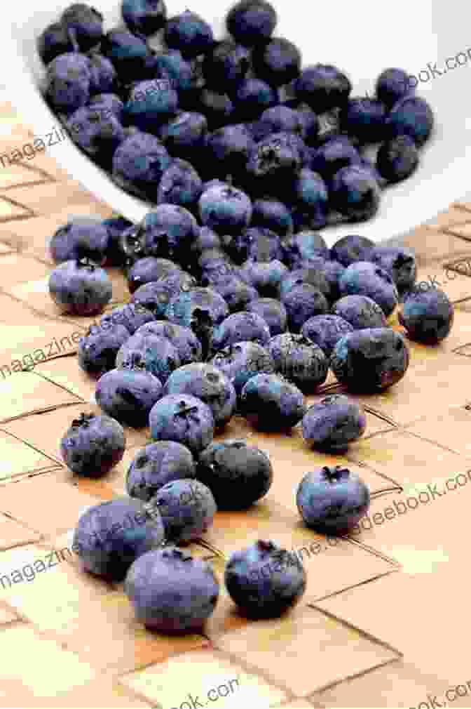 A Bowl Of Blueberries Spilling Onto A Kitchen Counter, Creating A Blue Mess. Mrs Johnson And The Blueberry Blunder