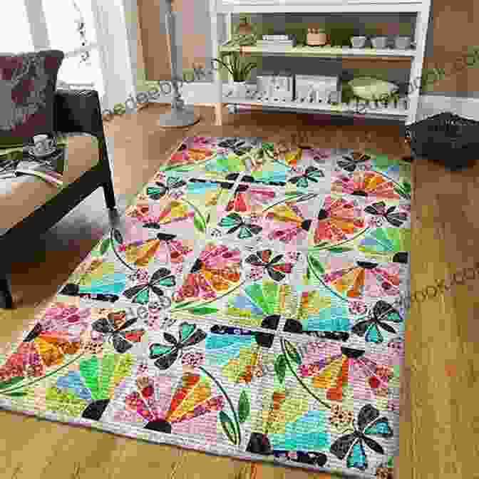 A Butterfly Rug With A Soft And Ethereal Color Scheme Vintage Crocheted Rugs: 15 Easy Patterns For The Home