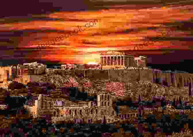 A Captivating Sunset View Of The Acropolis In Athens, Greece Greece Travel Diary 2001 (James Taris Travel Diaries)