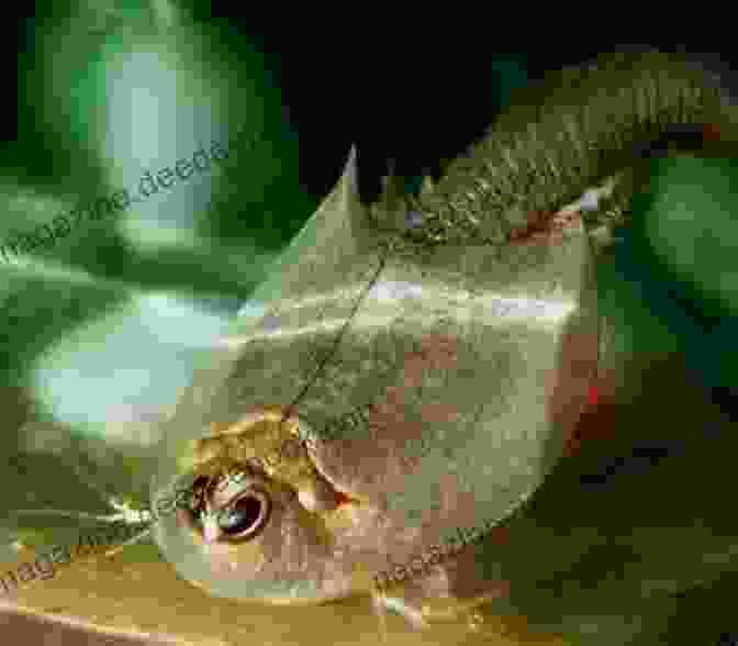 A Close Up Photograph Of A Triops Thomas Huntley, Revealing Its Distinctive Horseshoe Shaped Head Shield, Segmented Body, And Long Cerci. Triops Thomas Huntley