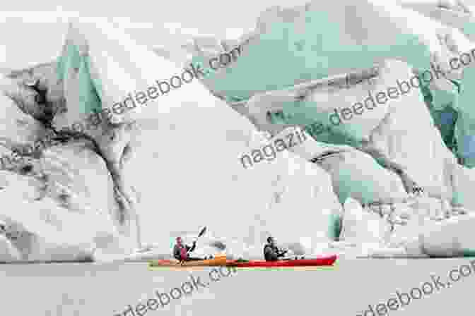 A Group Of Kayakers Paddling Amidst Majestic Icebergs Arctic Witness (Alaska K 9 Unit 6)