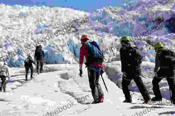 A Group Of Trekkers Hiking On A Glacier, Surrounded By Towering Ice Walls Arctic Witness (Alaska K 9 Unit 6)