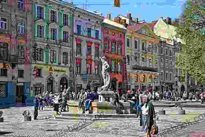 A Lively Scene Of The Market Square In Lviv, With People Walking And Shopping Rediscovering The World: Eastern Europe (Travel Posts)