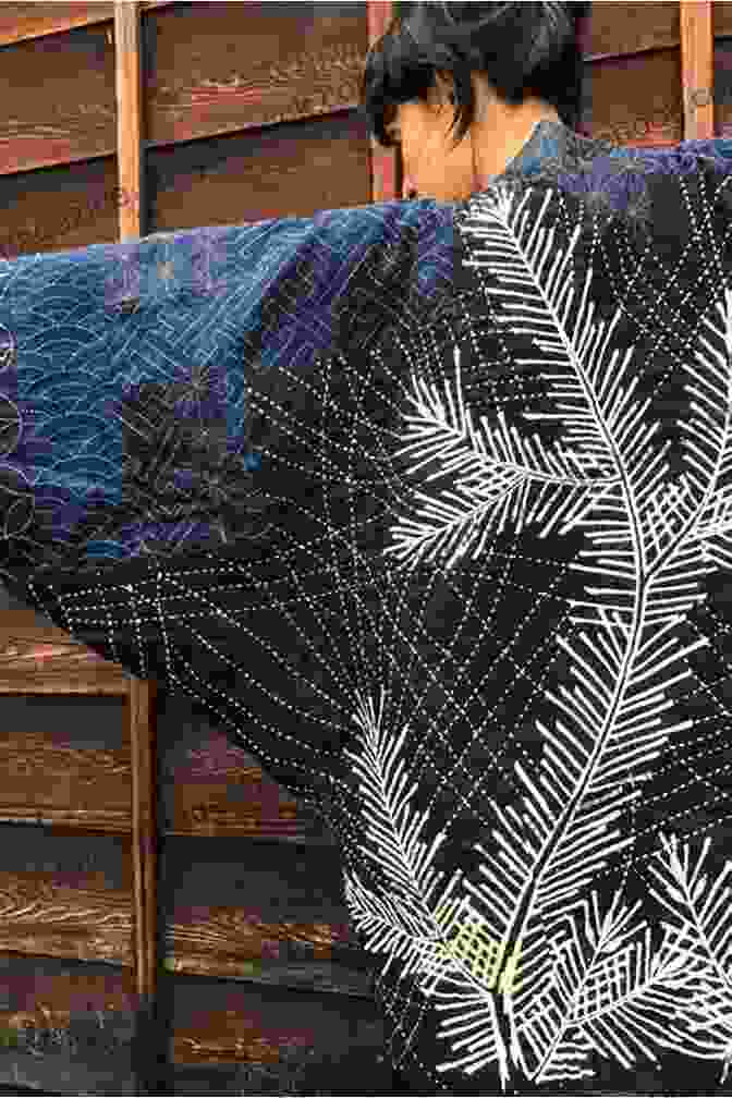 A Modern Sashiko Design Incorporated Into A Contemporary Clothing Piece The Of Japanese Art Sashiko: Sashiko Sewing Projects For The Modern Home With Detail Tutorial