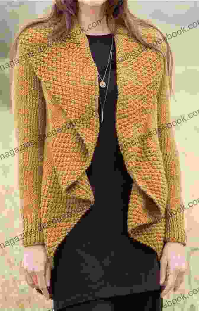 A Photo Of A Cardigan Knitting Pattern With Needles And Yarn Cardigan Crochet Ideas: Knitting Your Own Unique Cardigan: Knitting Cardigan Patterns