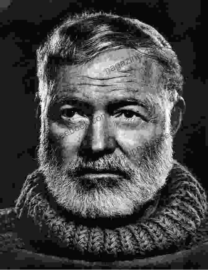A Portrait Of Ernest Hemingway, A Renowned American Author And War Correspondent Paw Prints In The Somme: A First World War Adventure Novel