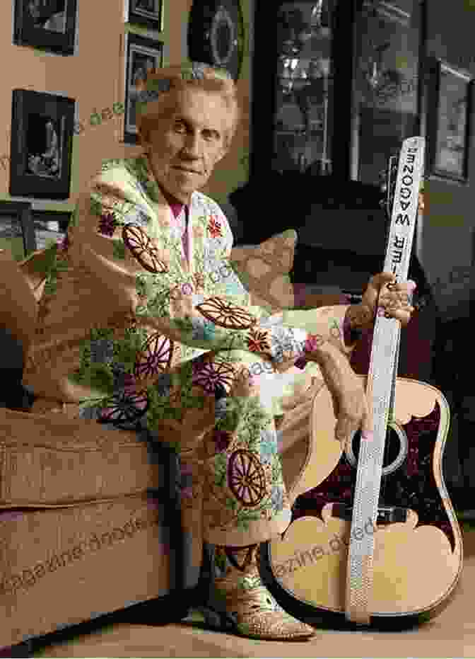 A Portrait Of Porter Wagoner, A Country Music Legend, Wearing A Rhinestone Studded Suit With A Guitar In Hand, Against A Backdrop Of A Barn A Satisfied Mind: The Country Music Life Of Porter Wagoner