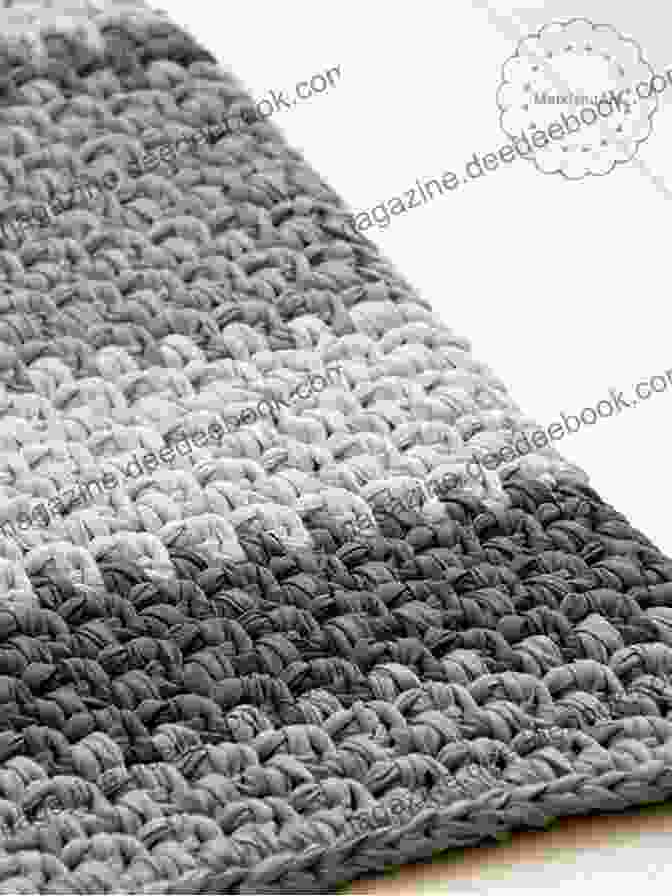 A Rectangle Rug With A Simple Yet Elegant Crochet Stitch Vintage Crocheted Rugs: 15 Easy Patterns For The Home