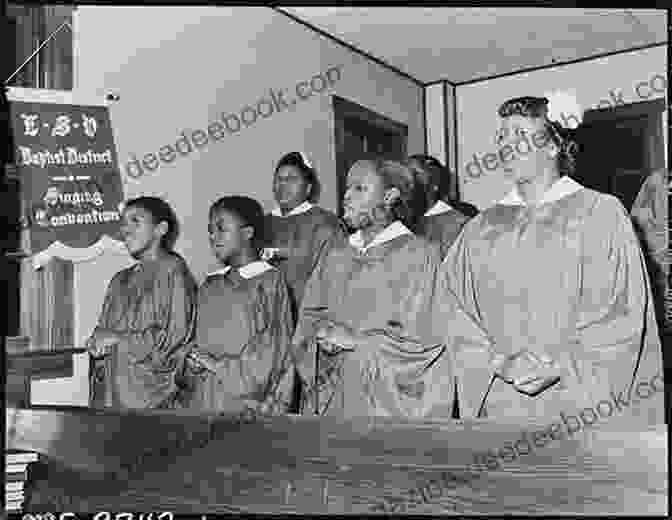 A Vintage Photograph Of A Southern Gospel Choir Performing In A Church. Southern Gospel Music
