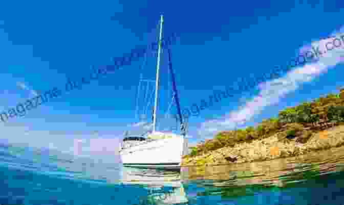 A Yacht Sailing Through The Crystal Clear Waters Of The Saronic Gulf, Greece Photo Essay: Beauty Of Greece: Volume 30 (Travel Photography)