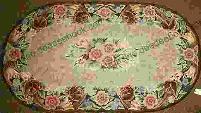 An Oval Rug With A Delicate Floral Pattern Vintage Crocheted Rugs: 15 Easy Patterns For The Home