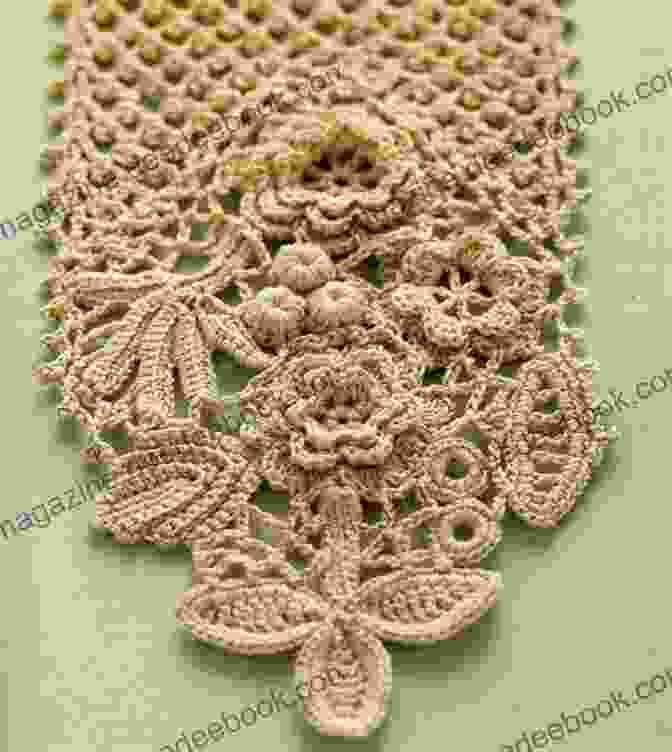 Close Up Of Irish Crochet Lace Stitch Detail Modern Irish Crochet Lace Dress (Modern Irish Crochet Lace Pattern)