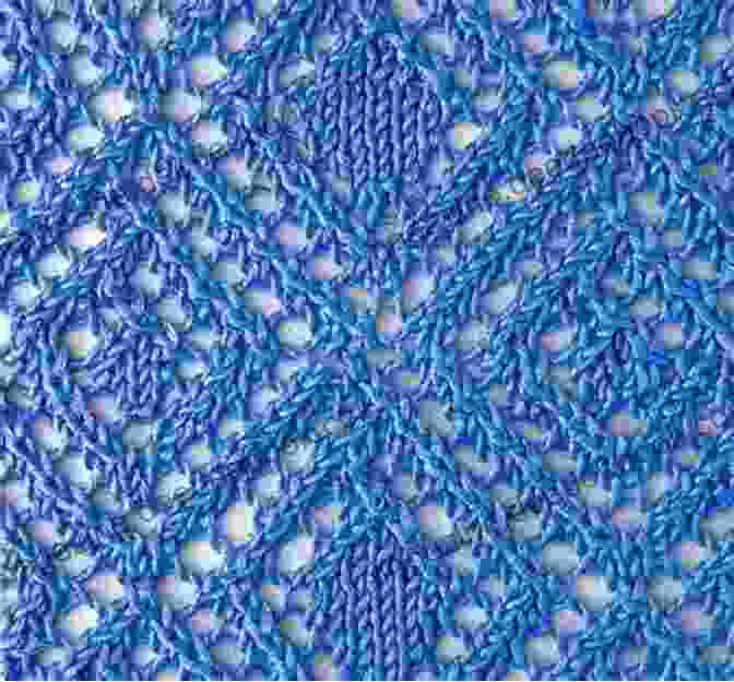 Close Up Of Lace Knitting With Delicate Openwork Patterns Mosaic Lace Knits: 20 Innovative Patterns Combining Slip Stitch Colorwork And Lace Techniques