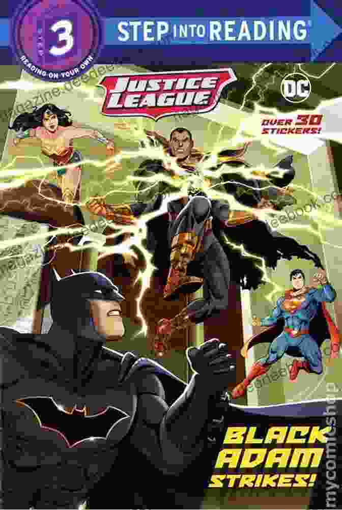 Cover Of Black Adam Strikes The DC Justice League Step Into Reading Black Adam Strikes (DC Justice League) (Step Into Reading)
