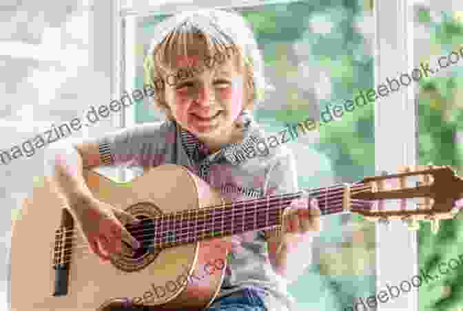Image Of A Child Playing Guitar With NoteSpeller Kid S Guitar Course Notespeller 1 2: Music Reading Activities That Make Learning Even Easier