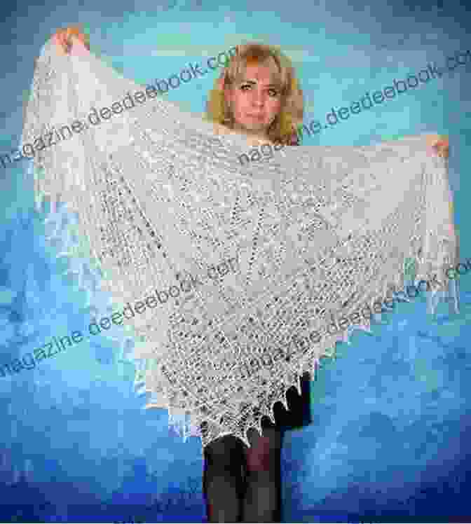 Image Of A Knitted Russian Lace Shawl Saltwater Mittens From The Island Of Newfoundland: More Than 20 Heritage Designs To Knit