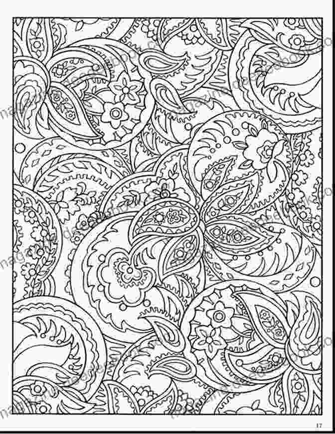 Intricate Pattern Design From Colour Me Tipsy Volume Colour Me Tipsy Volume 2 : The Classics : An Adult Colouring In Cocktail Recipe