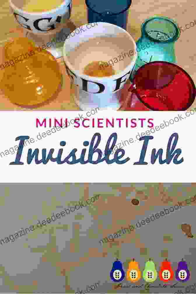 Invisible Ink Experiment Creative Chemistry Experiments Chemistry For Beginners Children S Science Experiment