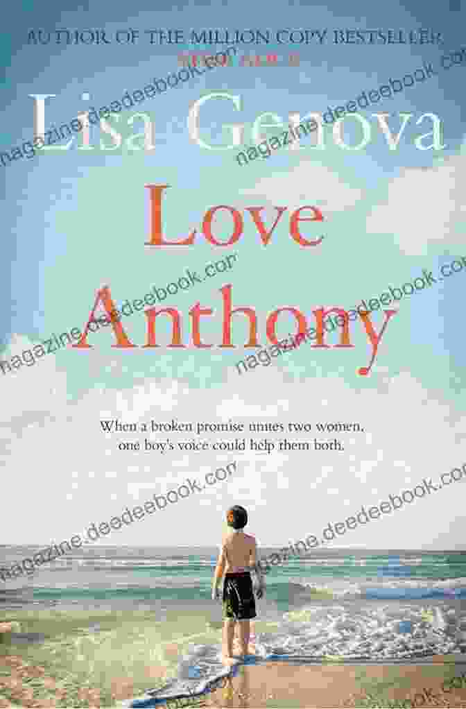 Love Anthony Book Cover Featuring A Couple Holding Hands Over A Blue Background Love Anthony Lisa Genova