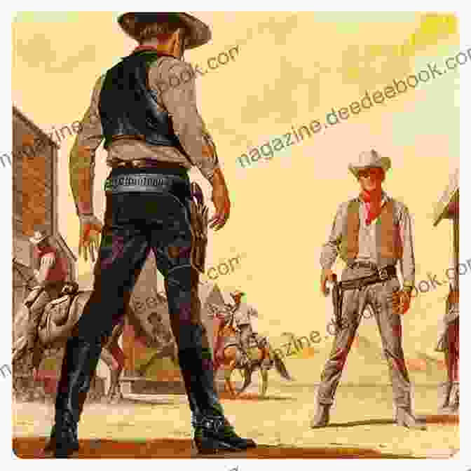 Pistol Pete, A Stoic Cowboy With A Rifle, Standing Tall In The Wild West. Pistol Pete Veteran Of The Old West