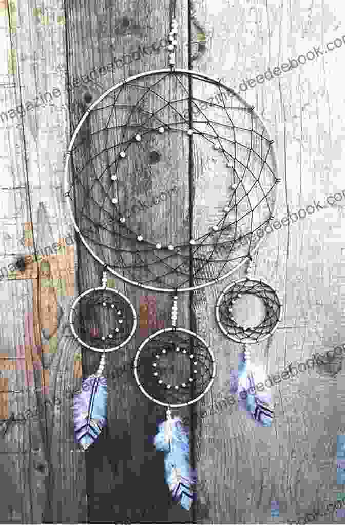 Rocket Bye Dreamcatcher With Wooden Hoop Adorned With Beads And Feathers Rocket Bye (Bedtime Dream Collection 2)