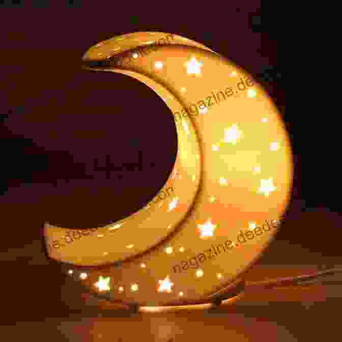 Rocket Bye Luna Nightlight In Crescent Moon Shape With Soft Glow Rocket Bye (Bedtime Dream Collection 2)