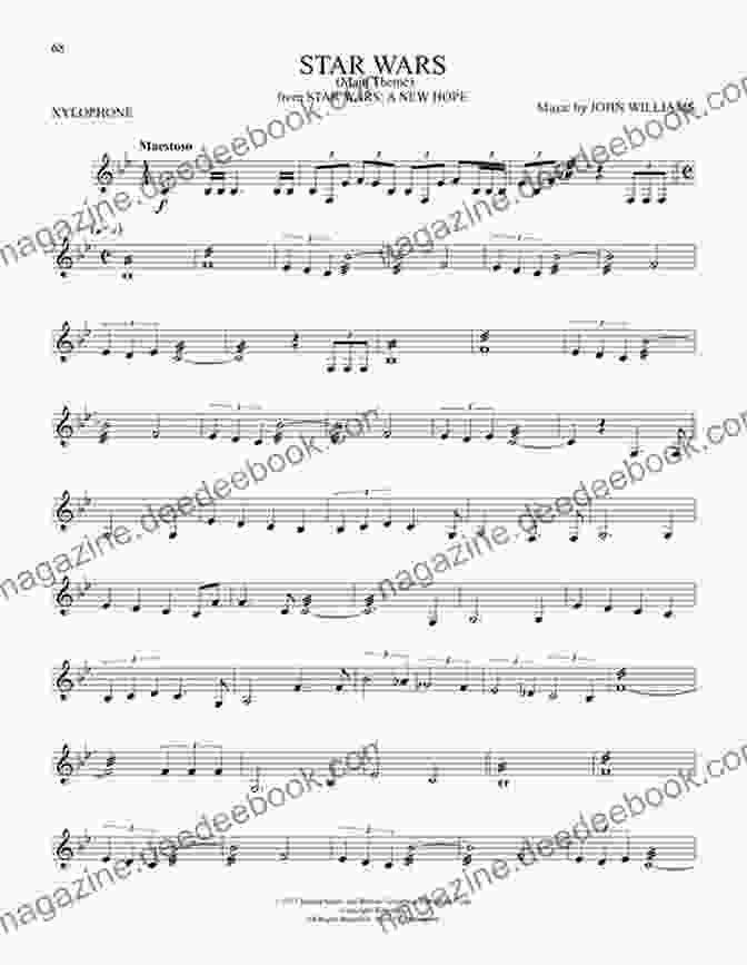 Sheet Music For 'Star Wars Theme' 20 Easy Piano Sheet Music For Beginners: 20 Easy And Simplified Sheet Music For Beginners Kids And Adults Sort By Difficulty