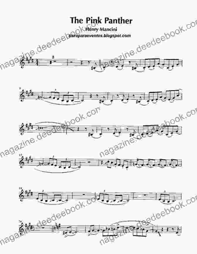 Sheet Music For 'The Pink Panther Theme' 20 Easy Piano Sheet Music For Beginners: 20 Easy And Simplified Sheet Music For Beginners Kids And Adults Sort By Difficulty