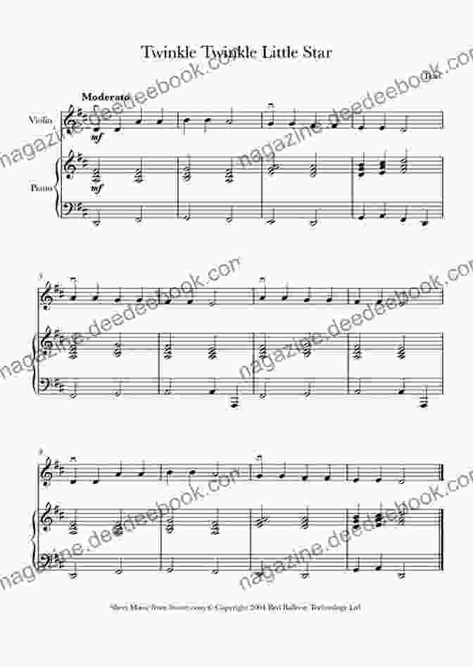Sheet Music For 'Twinkle, Twinkle Little Star' 20 Easy Piano Sheet Music For Beginners: 20 Easy And Simplified Sheet Music For Beginners Kids And Adults Sort By Difficulty