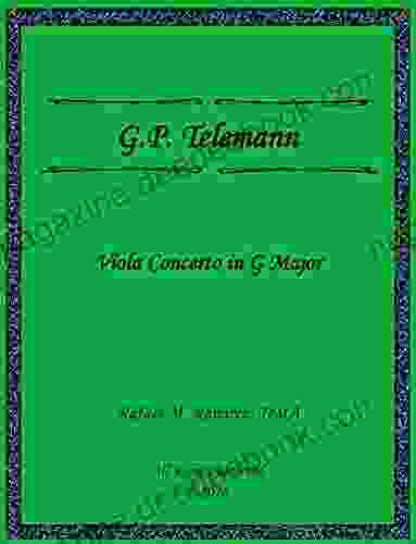 G P Telemann Concerto In G Major: For Viola And Piano